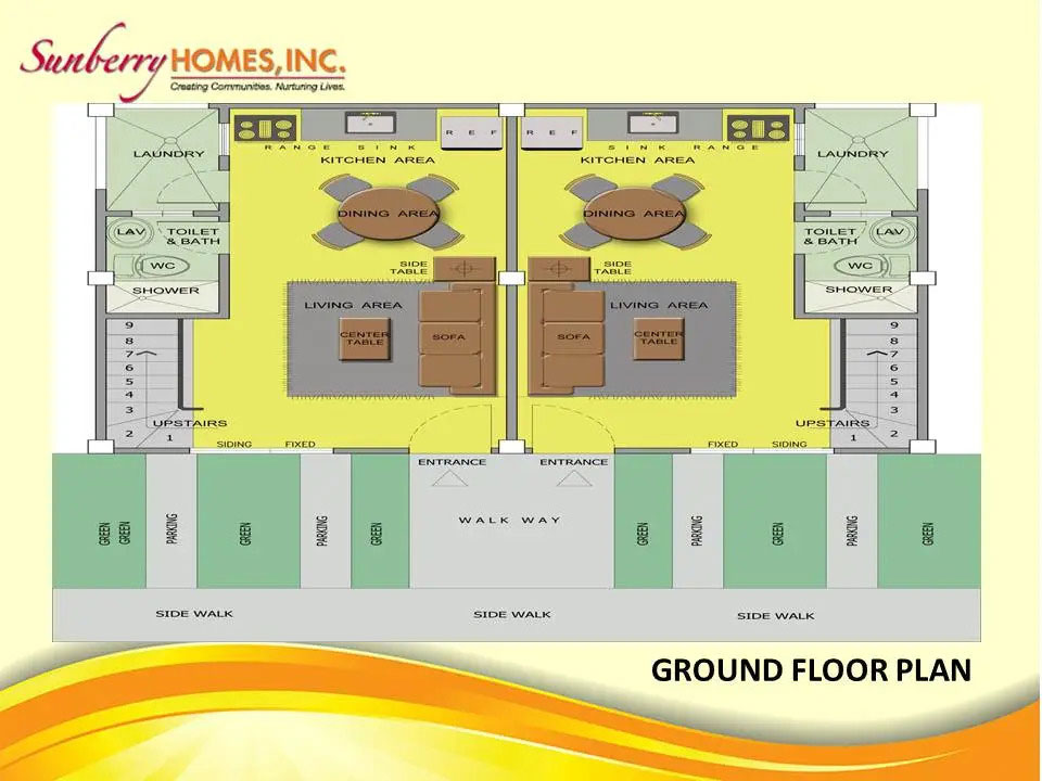 Sunberry Homes - Sudtunggan - Ground Floor Plan