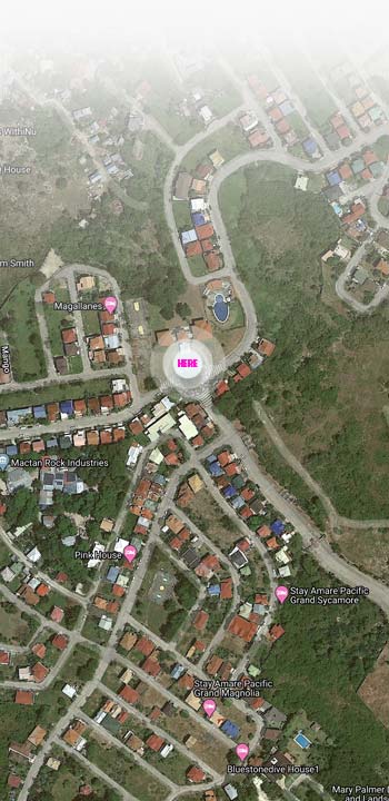 Pacific Grand Villas Map Location
