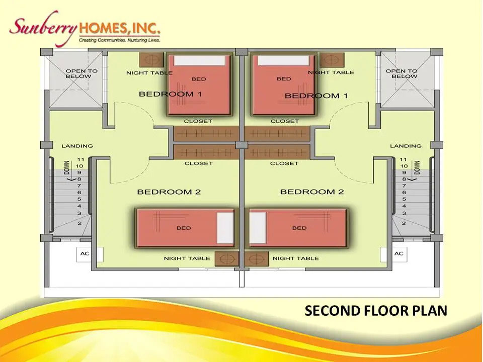 Sunberry Homes - Sudtunggan - Second Floor Plan