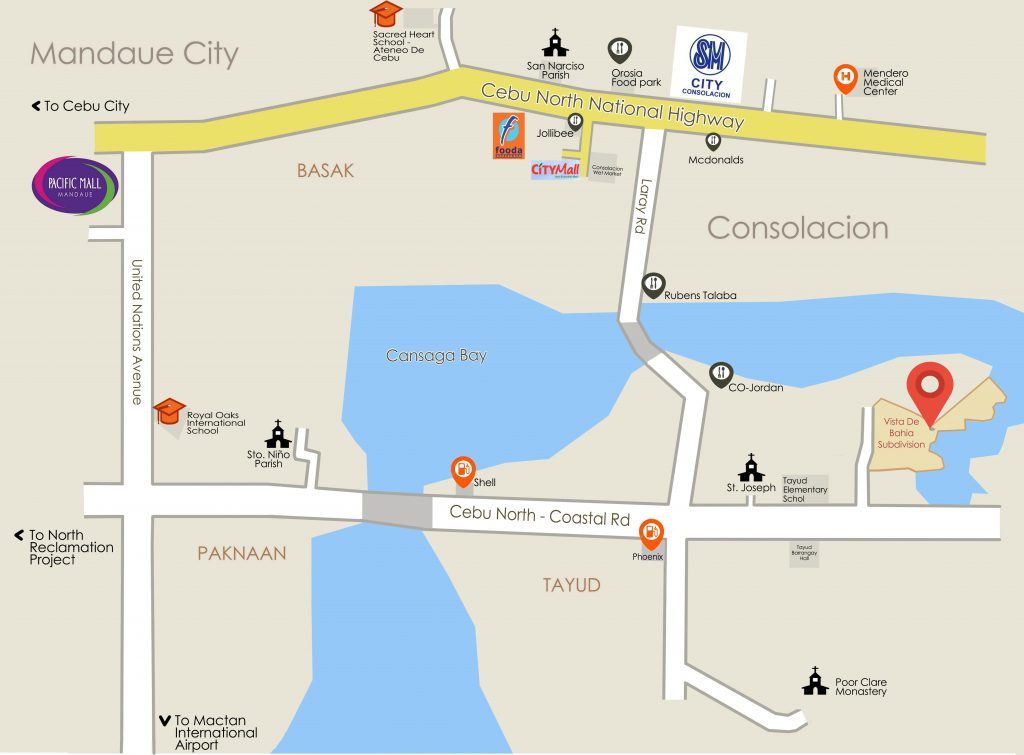 Vista De Bahia Location Map
