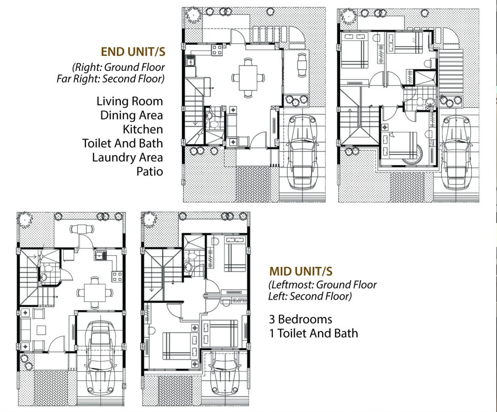 Kahale Residences - Aolani Row House Floor Plan