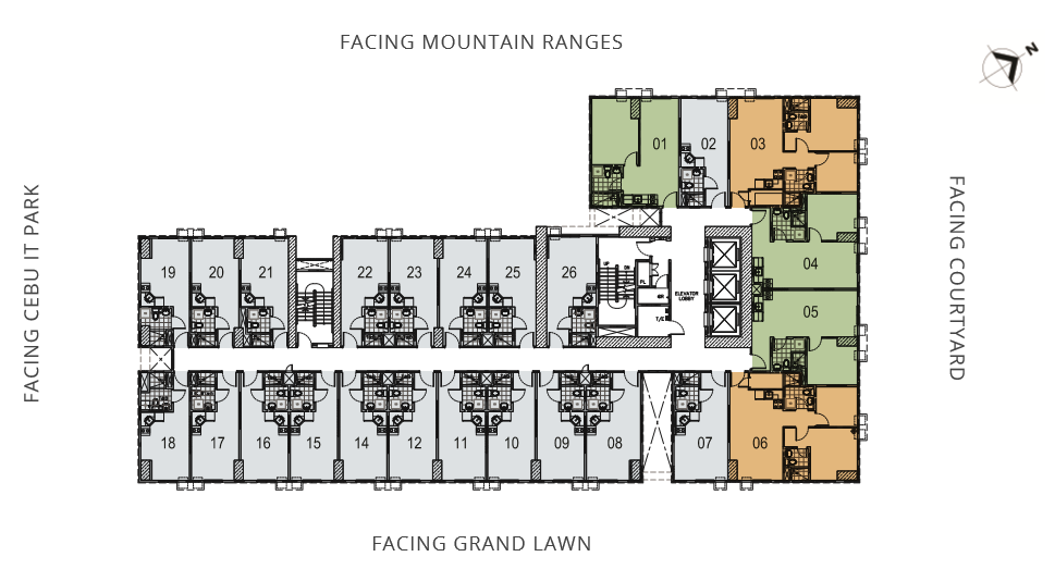 Avida Towers Riala - Typical Floor Plan