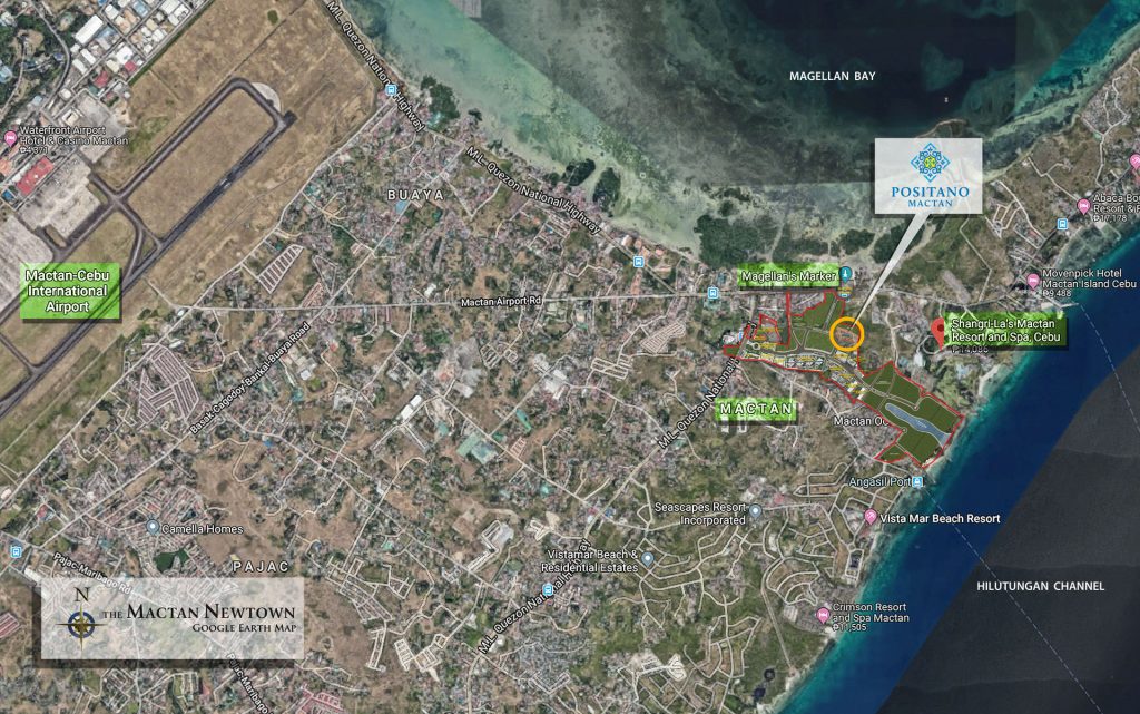 Positano Mactan - Vicinity Map