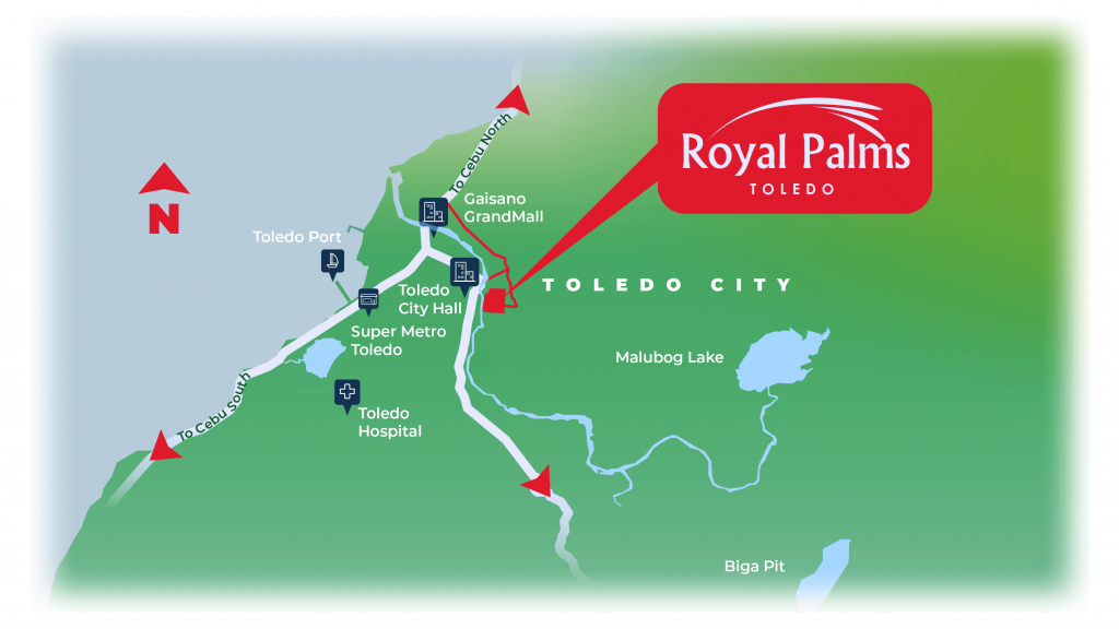 Royal Palms Toledo Vicinity Map