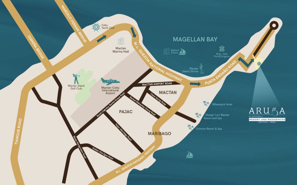 Aruga by Rockwell Vicinity Map